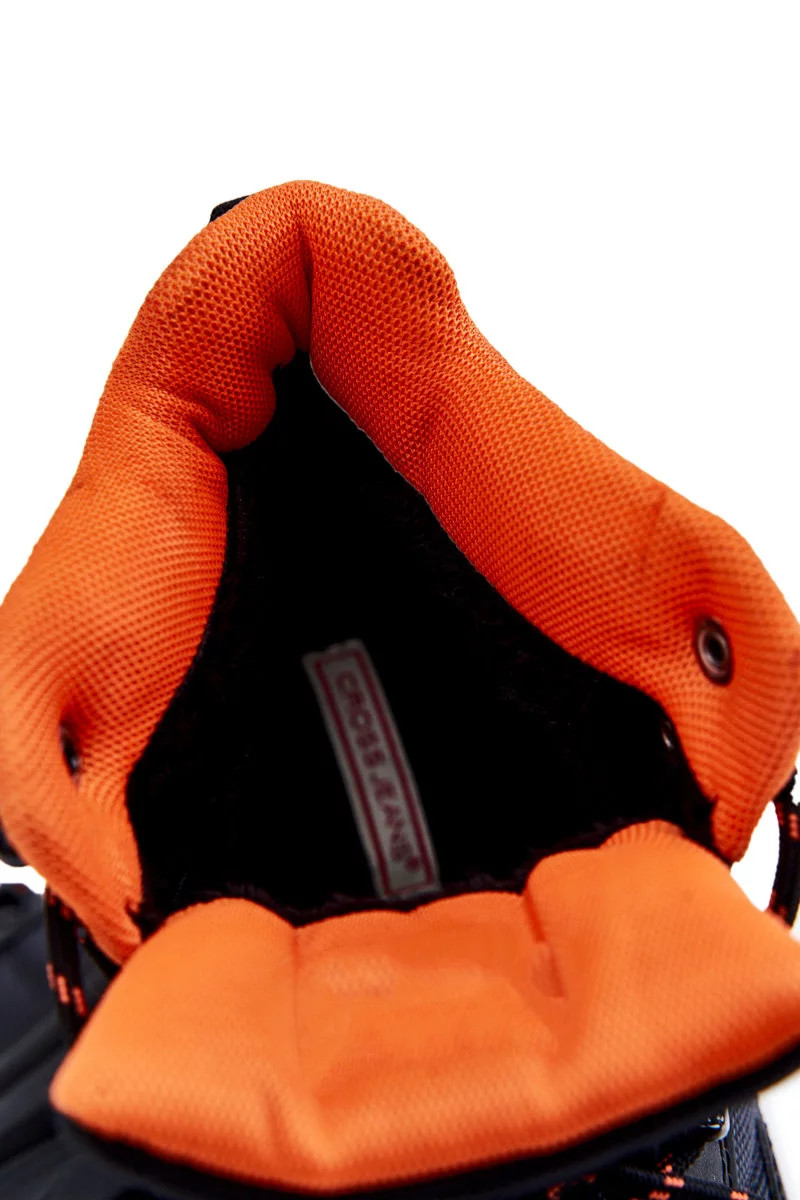 Pánské zateplené trekové boty Cross Jeans KK1R4018C černe 42