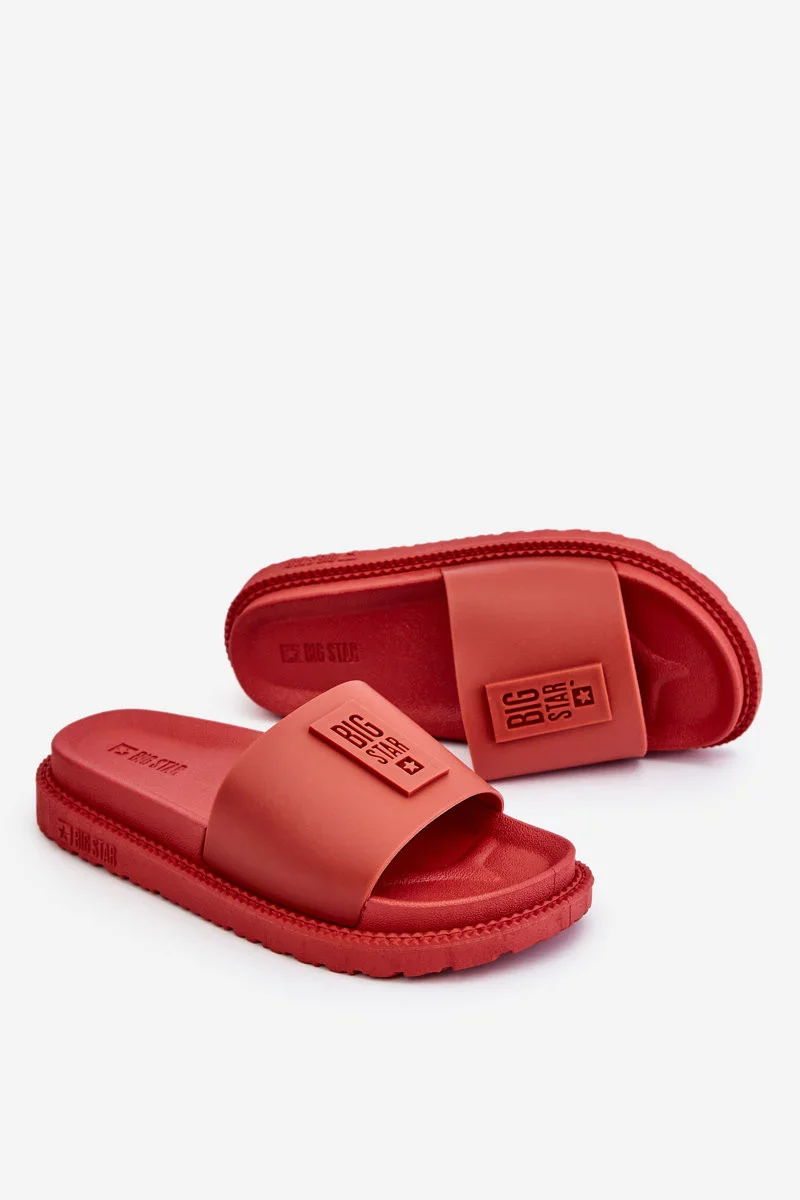 Dámske papuče Big Star - červené 37