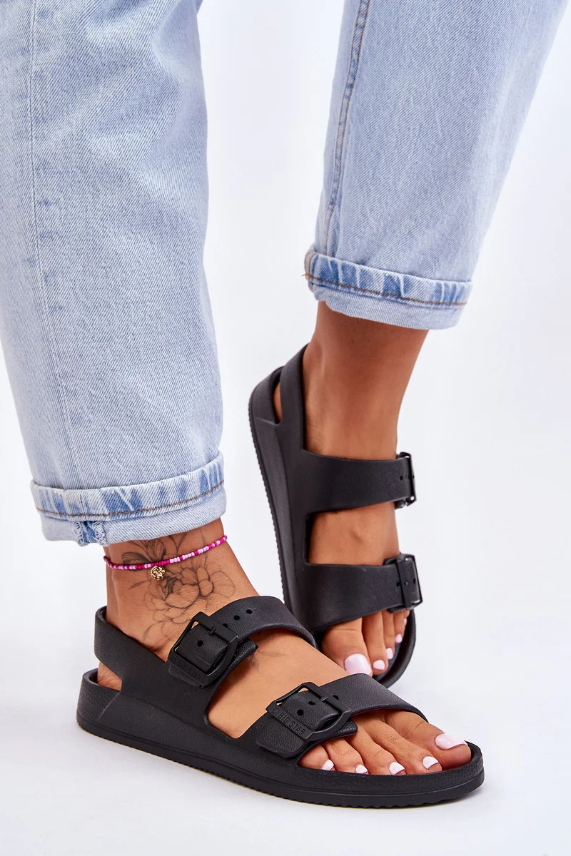 Dámske ľahké sandále Big Star - čierne 38