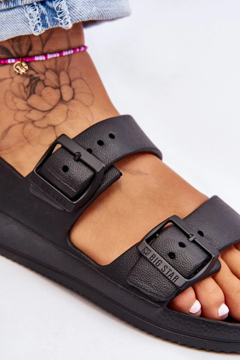 Dámske ľahké sandále Big Star - čierne 36