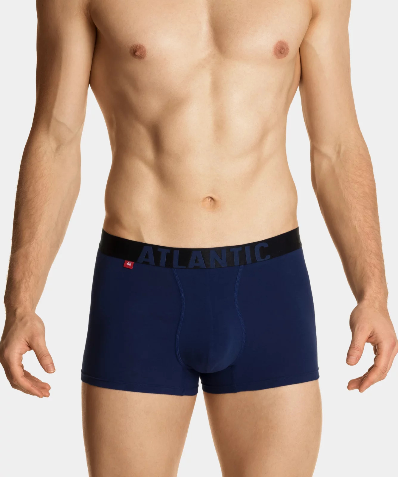 Pánske boxerky z bavlny Pima ATLANTIC - modré L