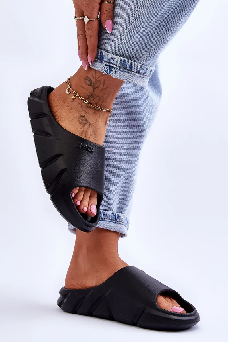 Dámske ľahké penové papuče Big Star Black 41