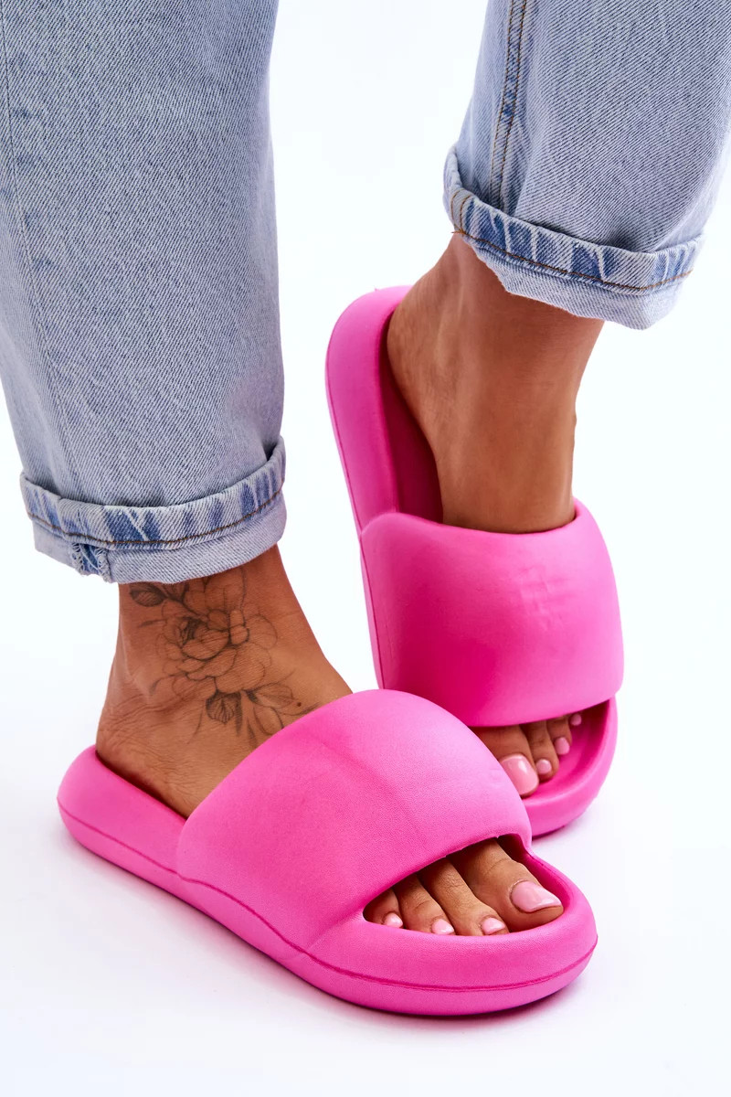 Dámské lehké pěnové pantofle na platformě Fuchsie Milton 36