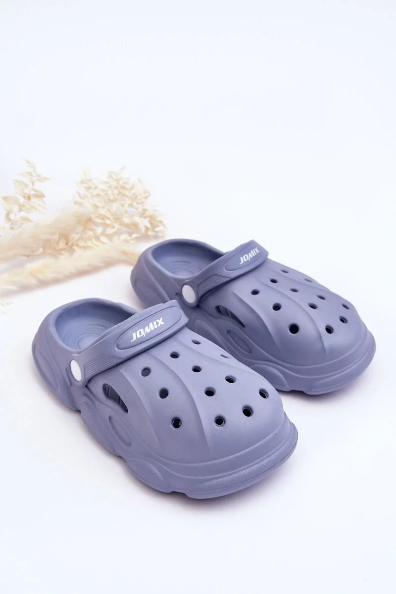 Dětské pěnové pantofle Crocs Modre Cloudy 30/31