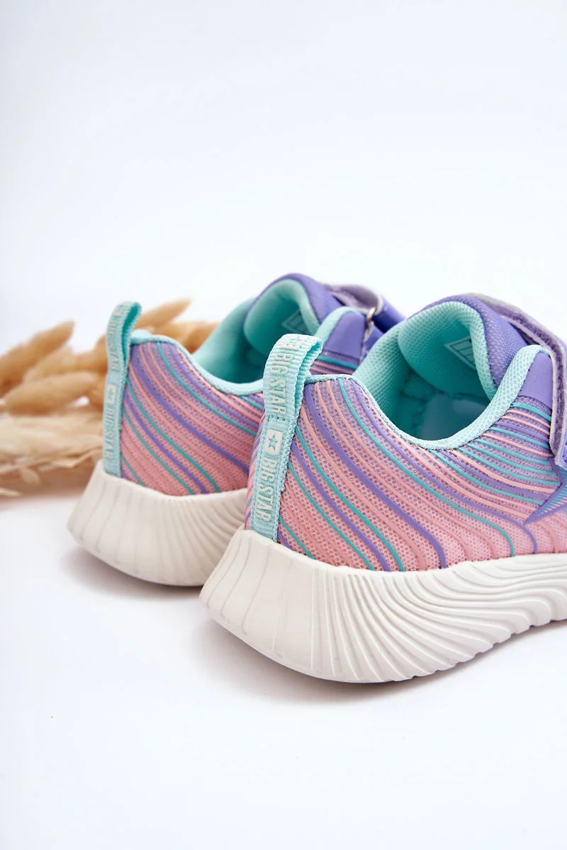 Lehké Dětské Sportovní Boty Memory Foam System Big Star Fialové Velikost: 33