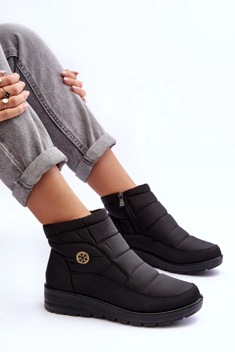 Dámske zateplené snežnice Black Helis 41