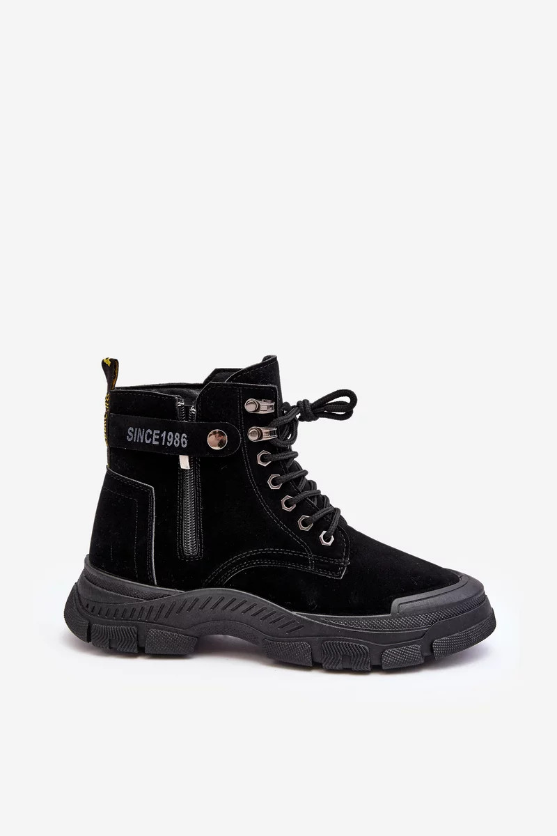 Dámska zateplená semišová členková obuv Jailina Trapper 37