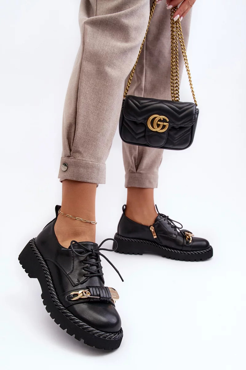 Dámské kožené boty D&A Black Velikost: 36