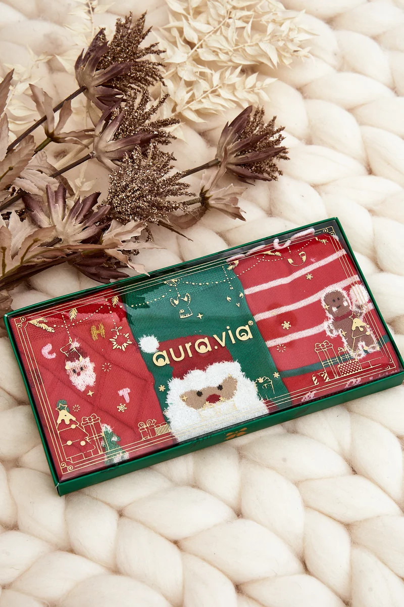 Sada vánočních ponožek pro mládež 3 balení 28-31