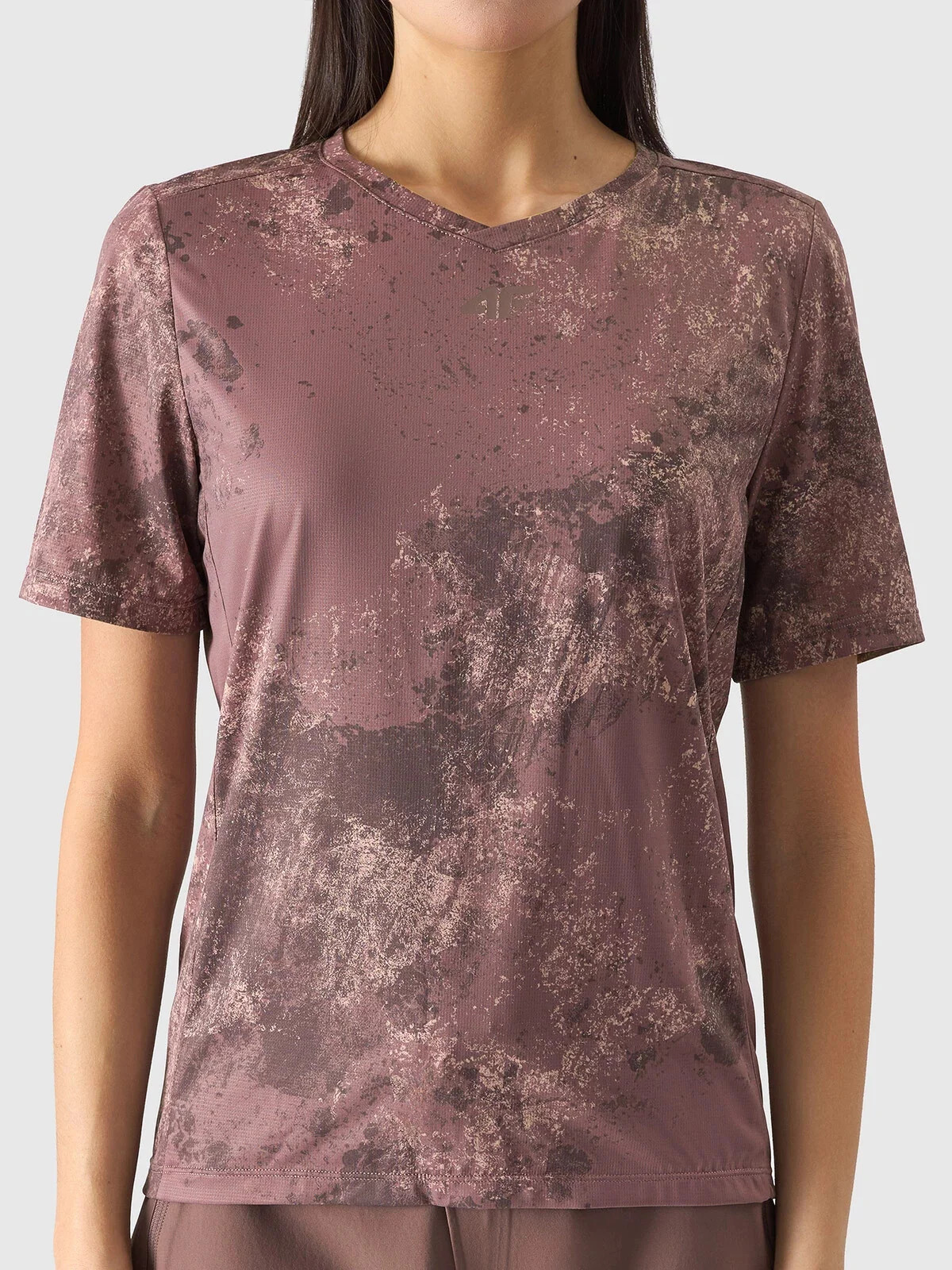 Dámske rýchloschnúce cyklistické tričko 4F - ružové S