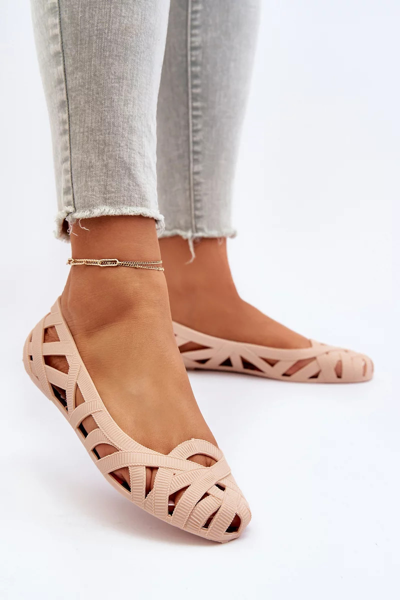 Dámske gumové baleríny Nude Salam Shoes 38