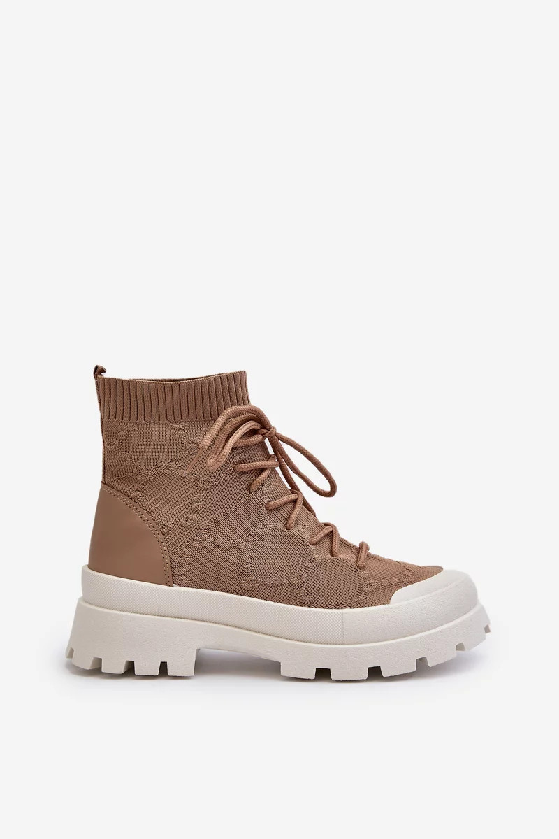 Dámské ponožkové nazouváky hnědé Solime 39