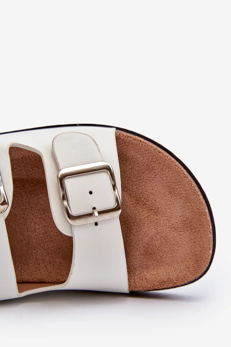 Dámske papuče s prackami White Oliena 37