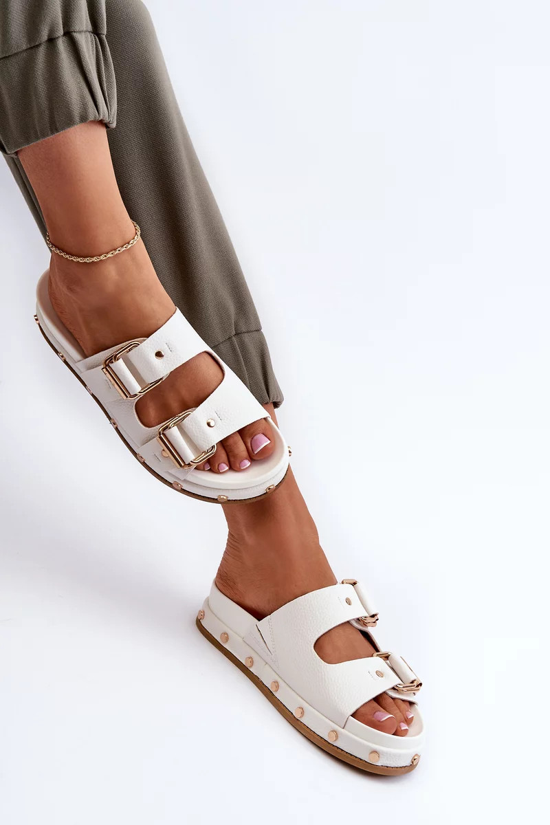 Dámské pantofle na platformě Big Star White 36 Dámské pantofle na platformě Big Star White 36