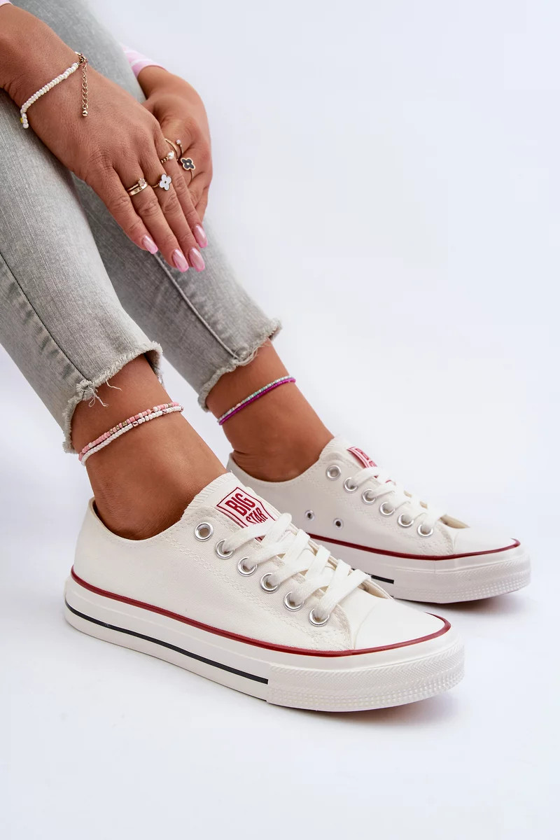 Dámské nízké tenisky Big Star Bílé 38