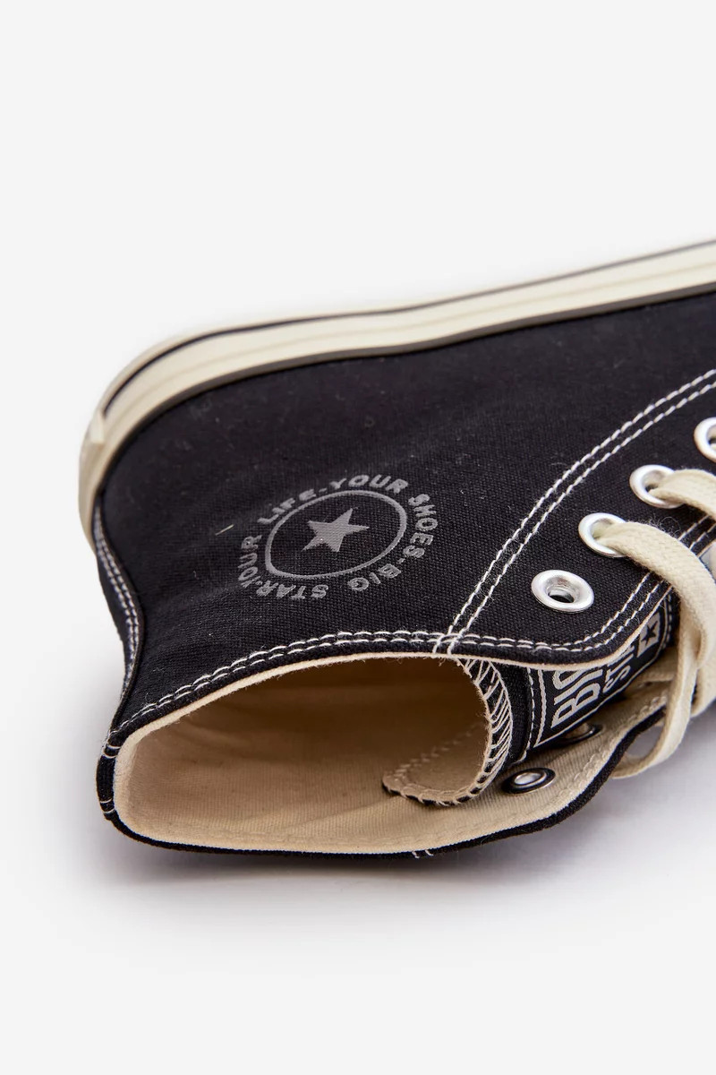 Dámske vysoké tenisky Big Star black 36