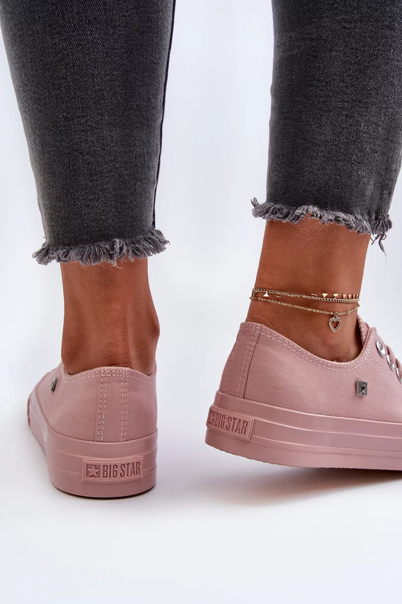 Dámske klasické tenisky Big Star - ružové 37