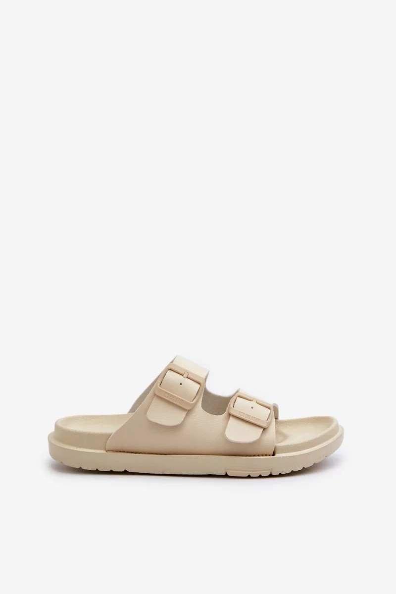 Dámske ľahké penové papuče s prackami Big Star beige 37