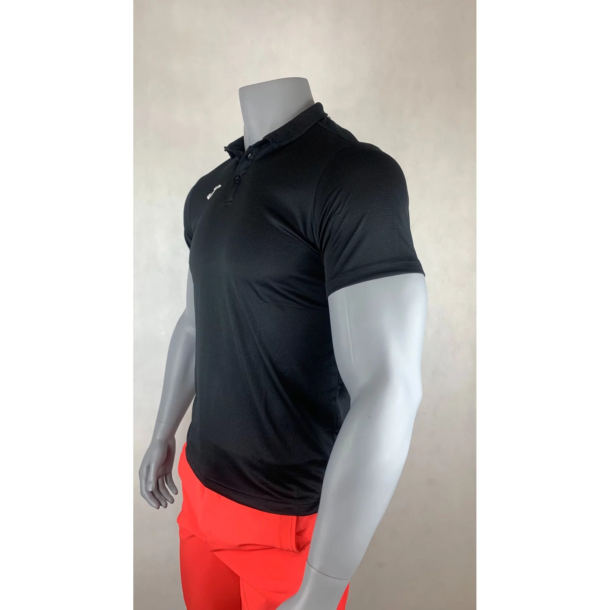 Pánska polokošeľa Joma Polo Shirt Hobby Black S/S 4XS
