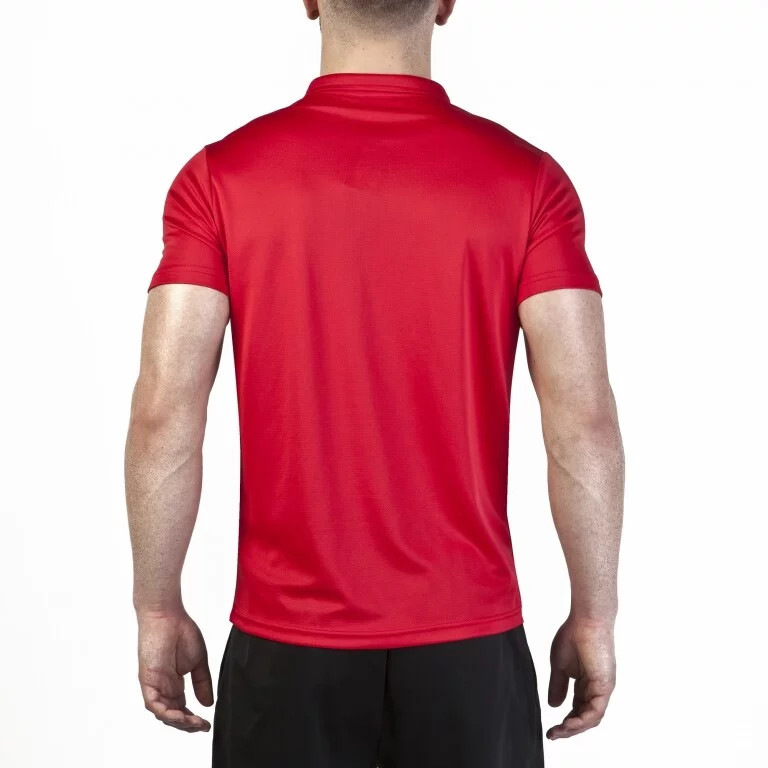 Pánska polokošeľa Joma Polo Shirt Hobby S/S Red 3XS