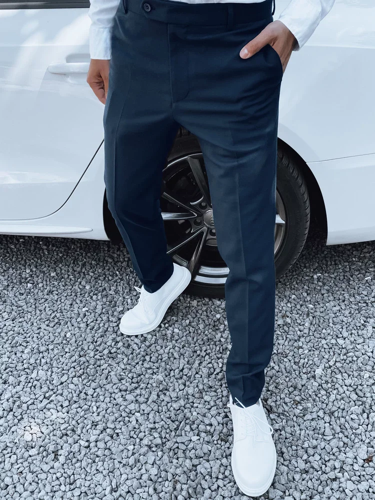 Pánske tmavomodré nohavice Dstreet UX4288 s33