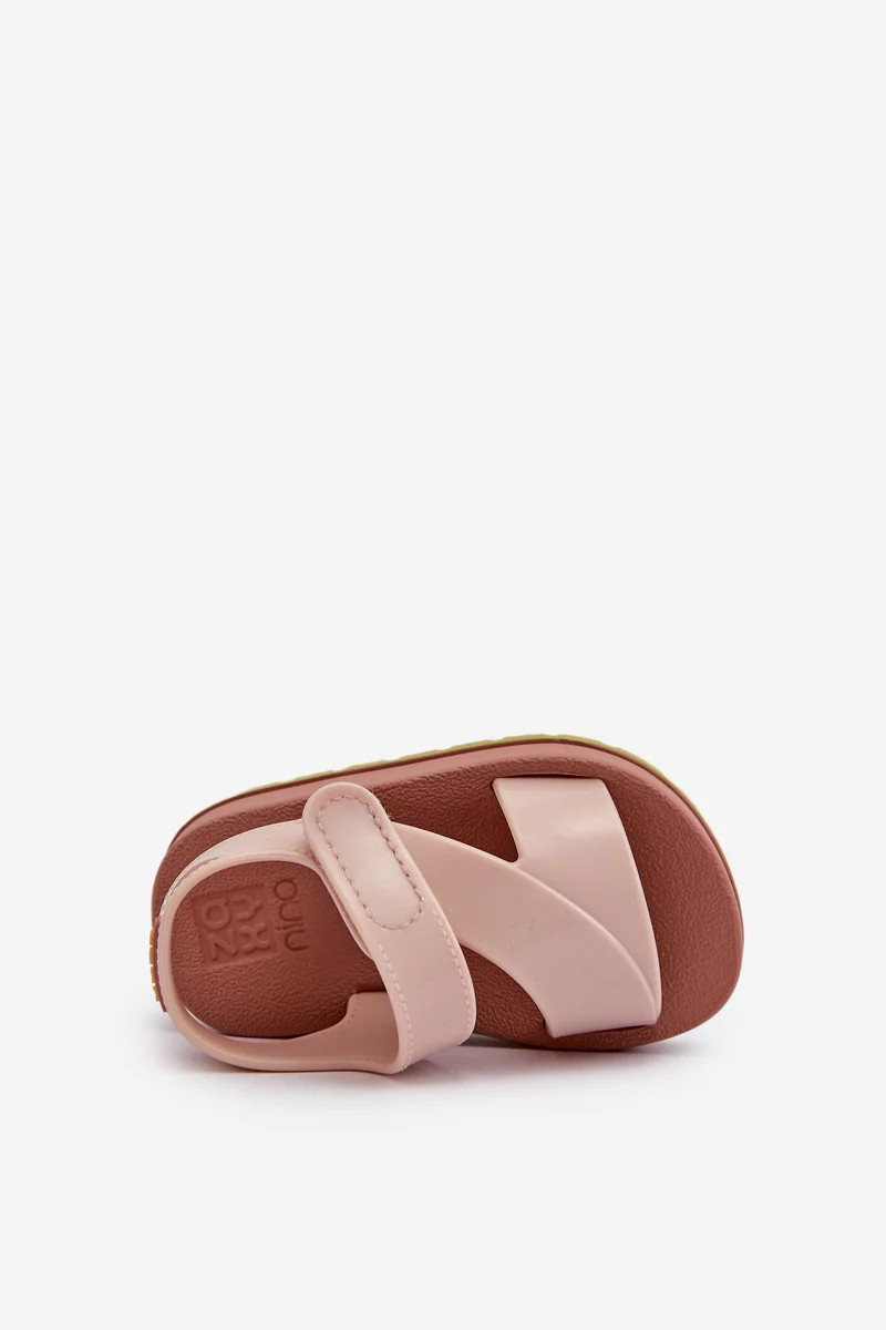 Detské sandále na suchý zips Voňavé ZAXY Svetloružové 22