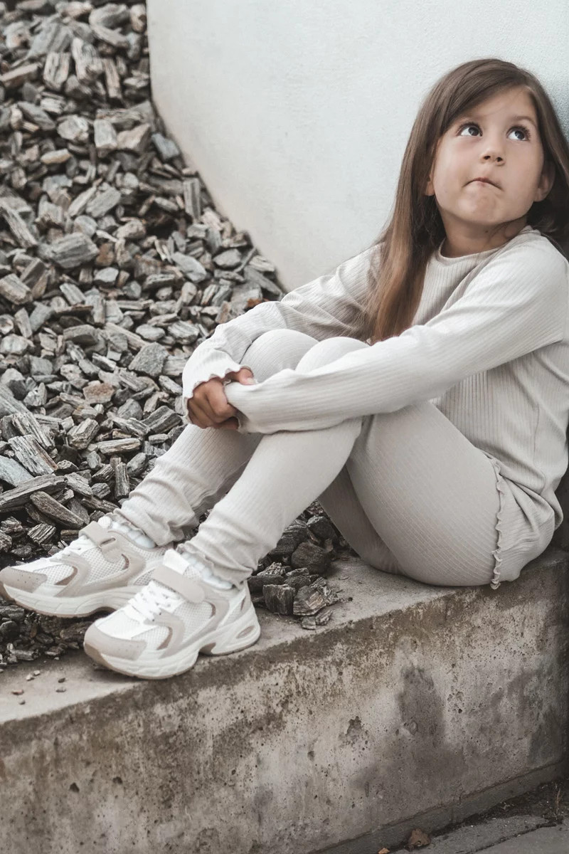 Detská športová obuv na suchý zips, Beige Rulagia 19