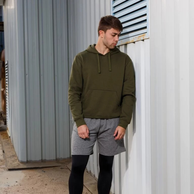 Pánska/chlapčenská mikina Joma Montana Hoodie Khaki L