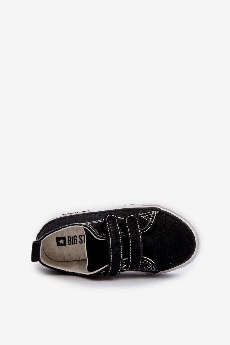 Detské tenisky na suchý zips Big Star Black 22