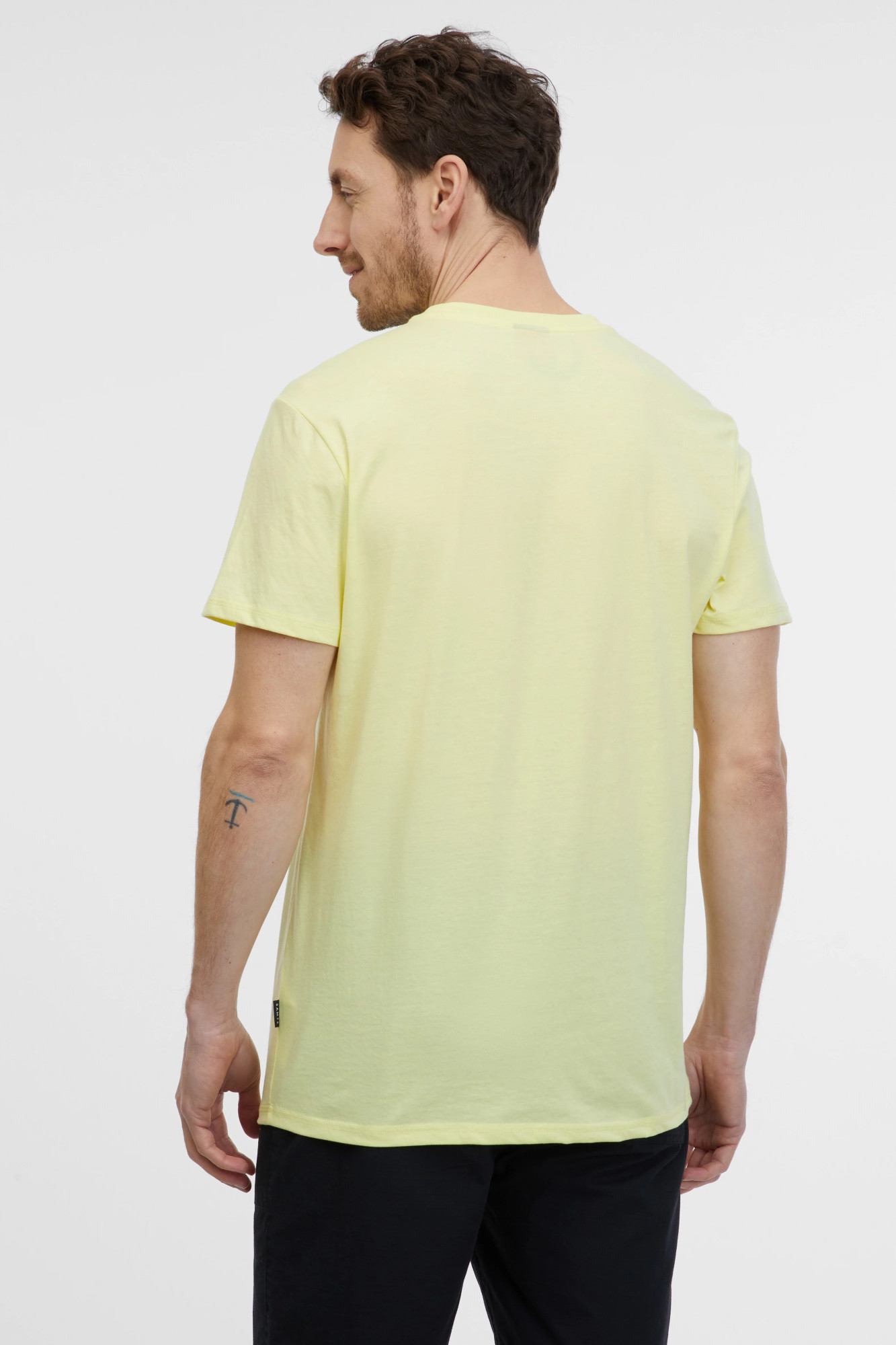 Pánské triko SAM 73 Fabio žluté Velikost: M