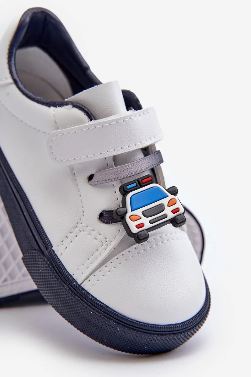 Detské tenisky Tenisky so špendlíkom, biele a námornícke Pennyn 20