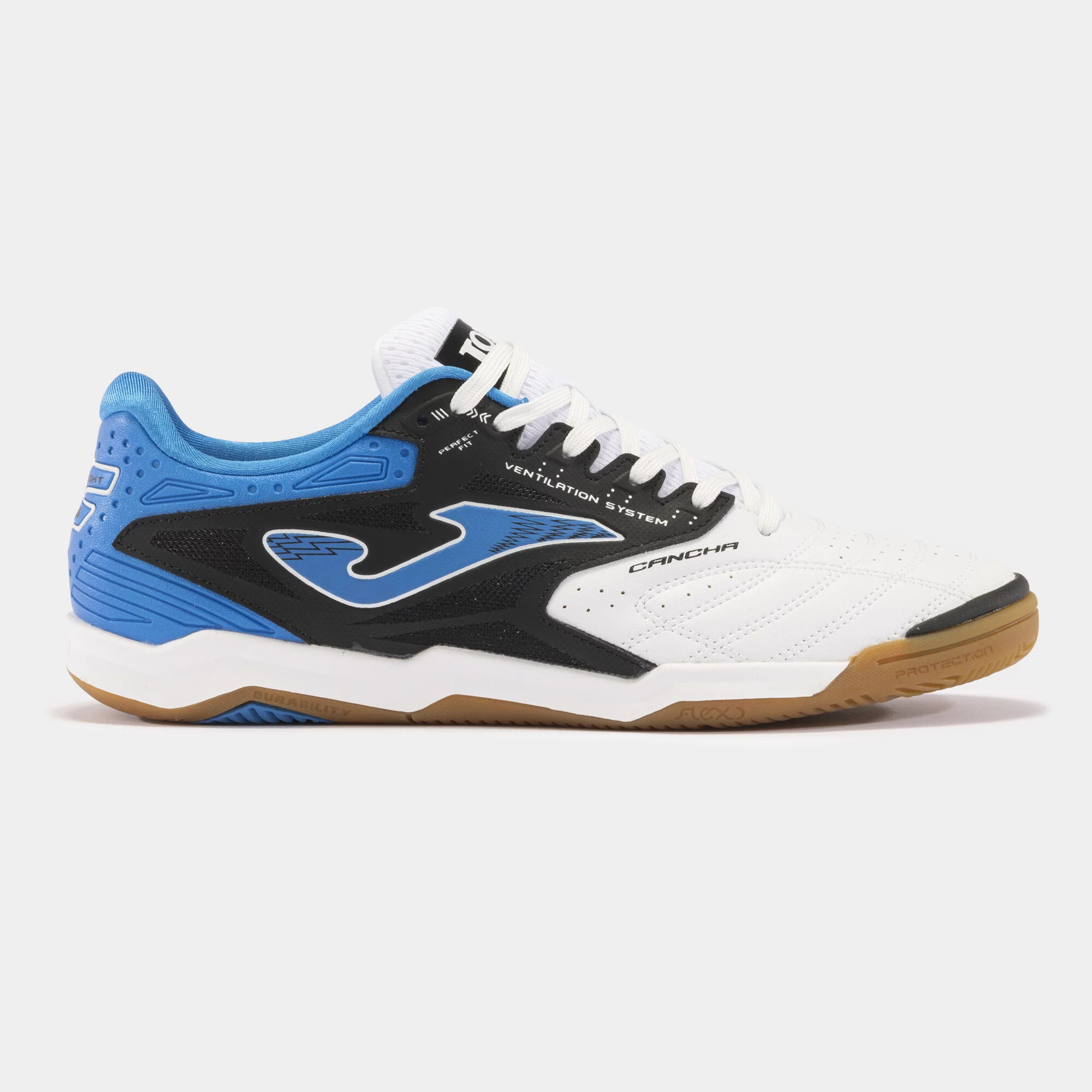 Joma Cancha 2402 White Black pánske spoločenské topánky 42,5