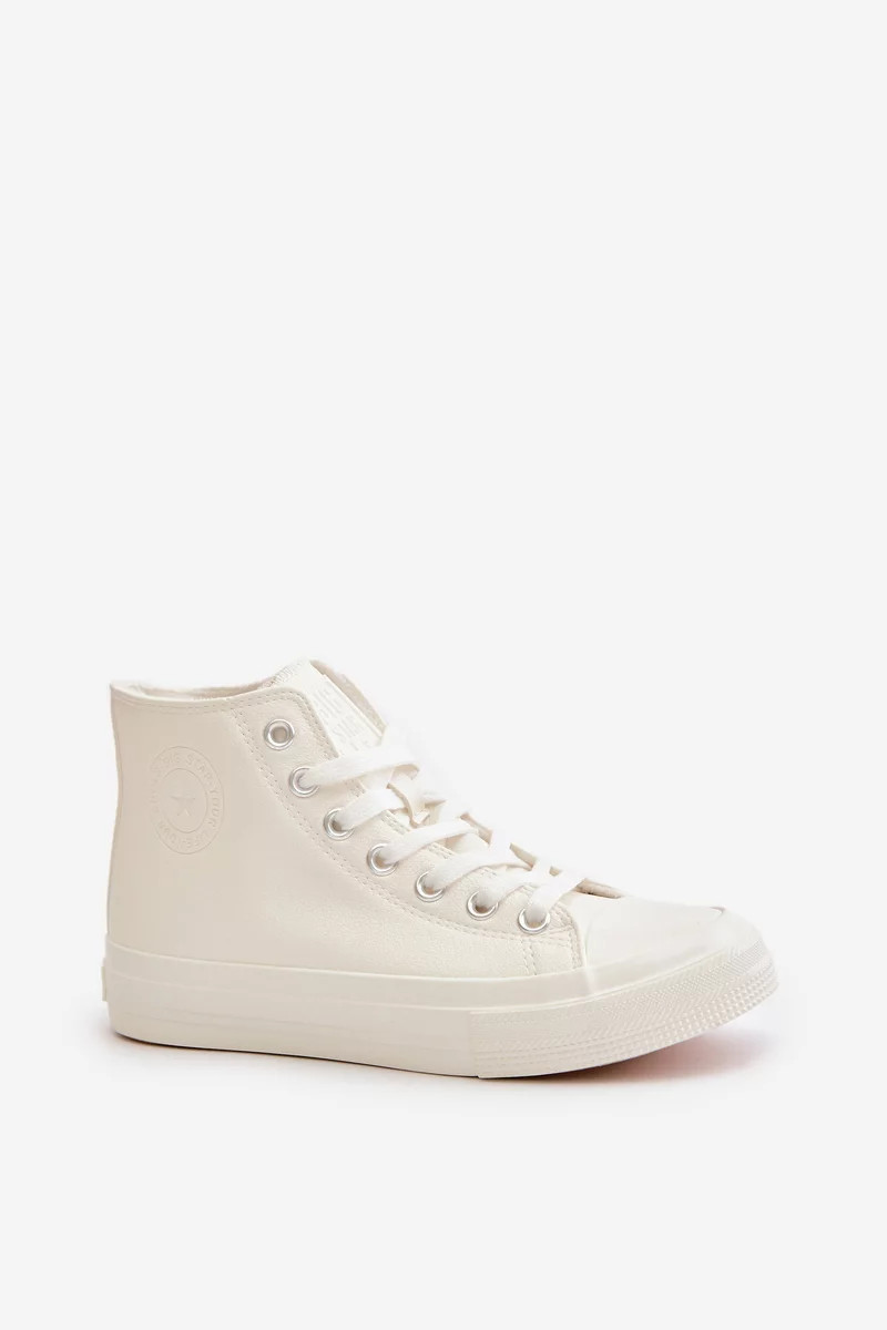 Dámske zateplené tenisky z eko kože White Big Star 38