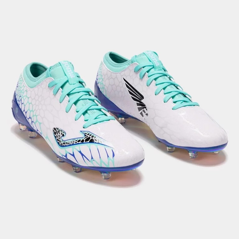 Pánske kopačky Joma GOL 2472 FG White Turquoise 45