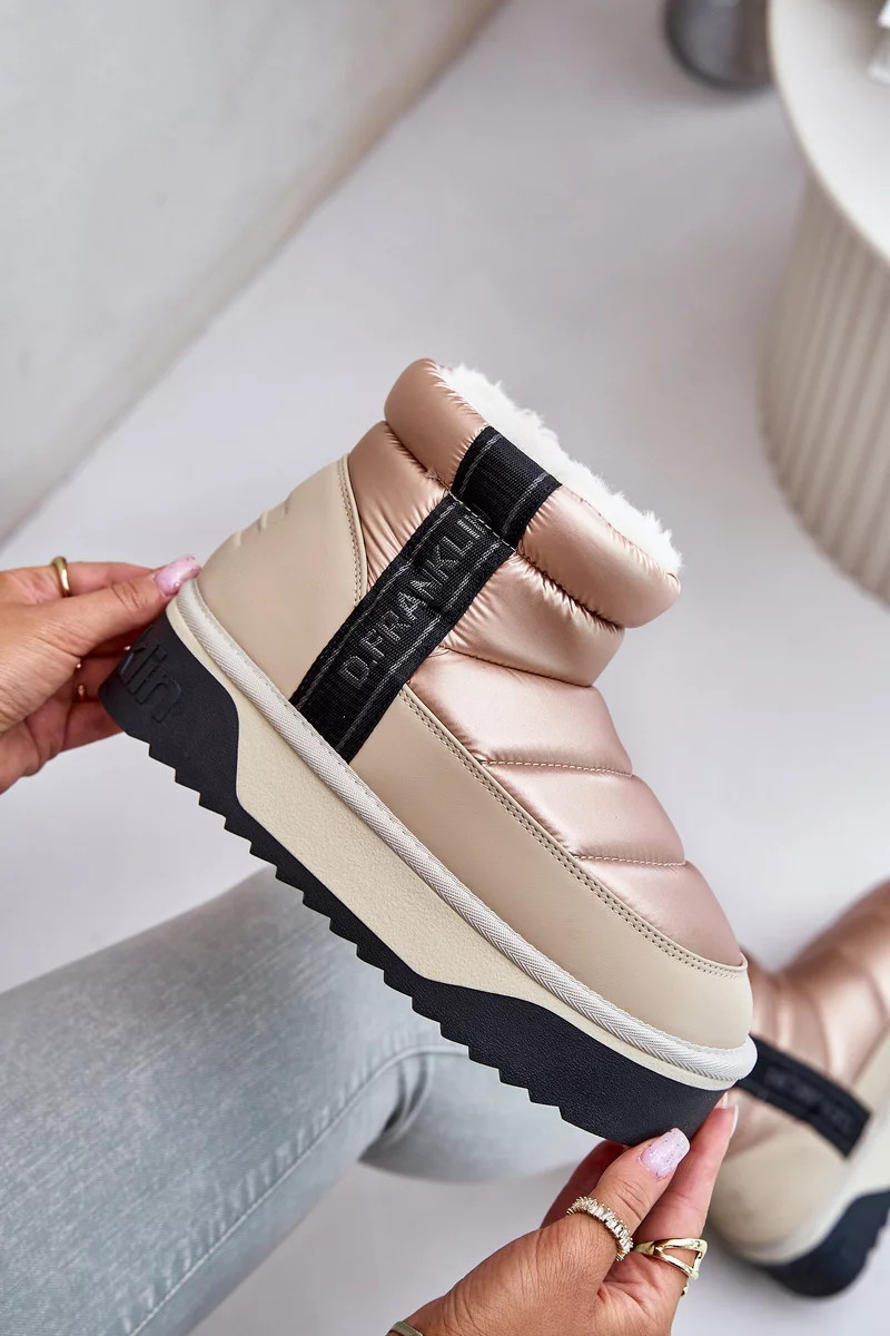 Nízke snežnice na hrubej podrážke D.Franklin Beige 37 Nízke snežnice na hrubej podrážke D.Franklin Beige 37