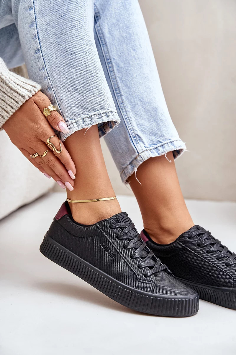 Dámske zateplené tenisky Big Star Black 41 Dámske zateplené tenisky Big Star Black 41