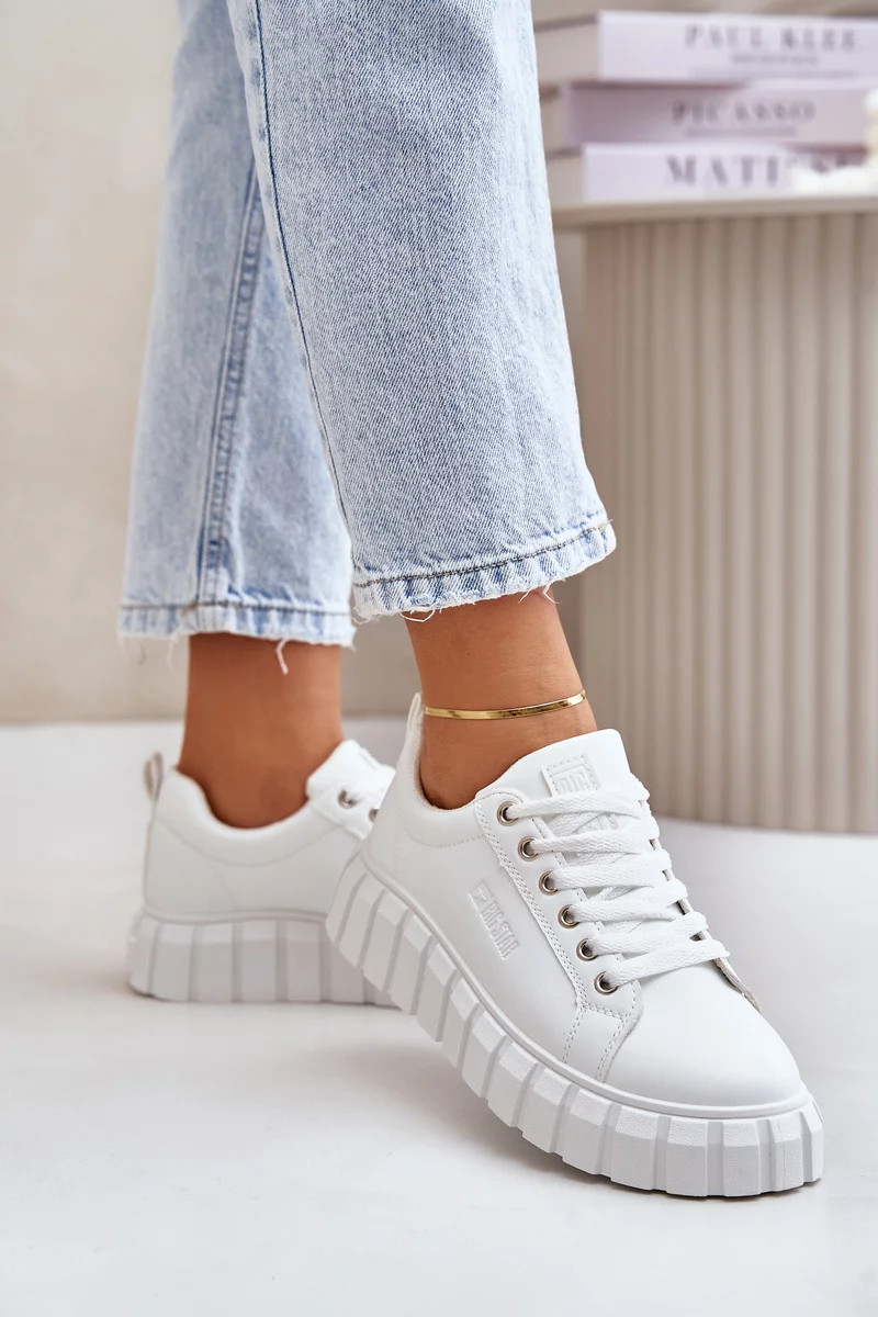 Zateplené Dámské Tenisky Big Star Bílé Velikost: 41