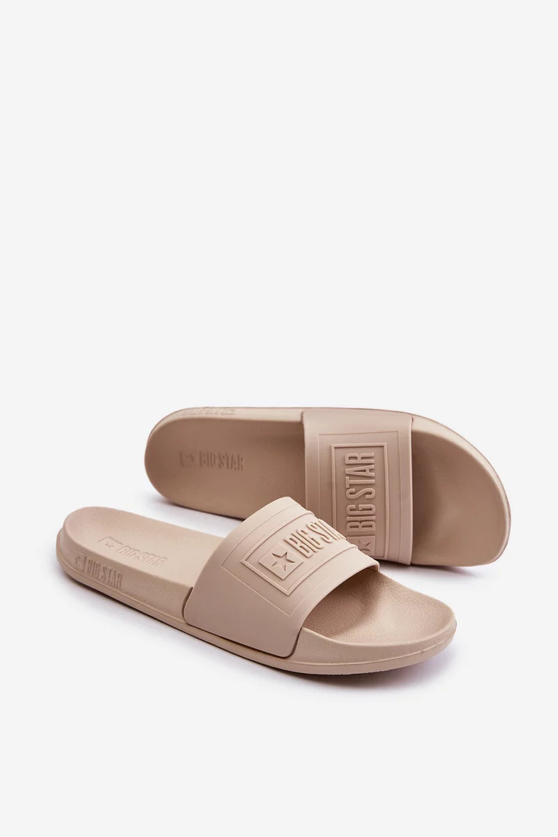 Ľahké dámske papuče Big Star OO274035 Beige 41