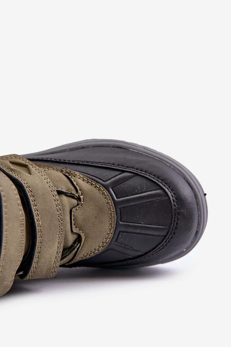 Chlapčenské zateplené snežnice Lee Cooper Green 32