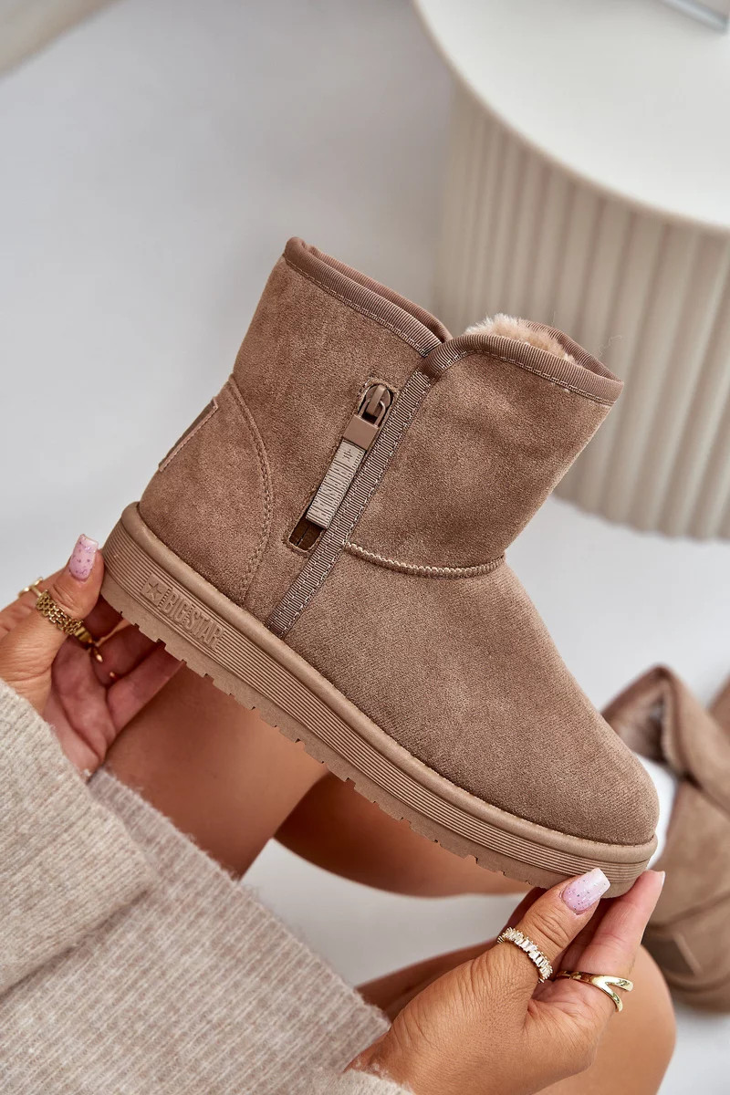 Dámské sněhule Big Star – béžové Velikost: 39