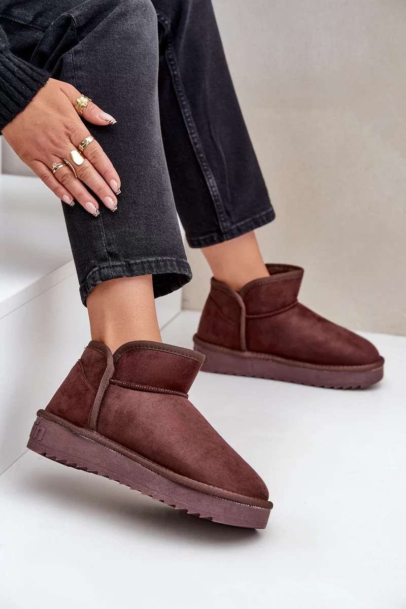 Dámske snežnice D.Franklin DFSH370010 Chocolate 39