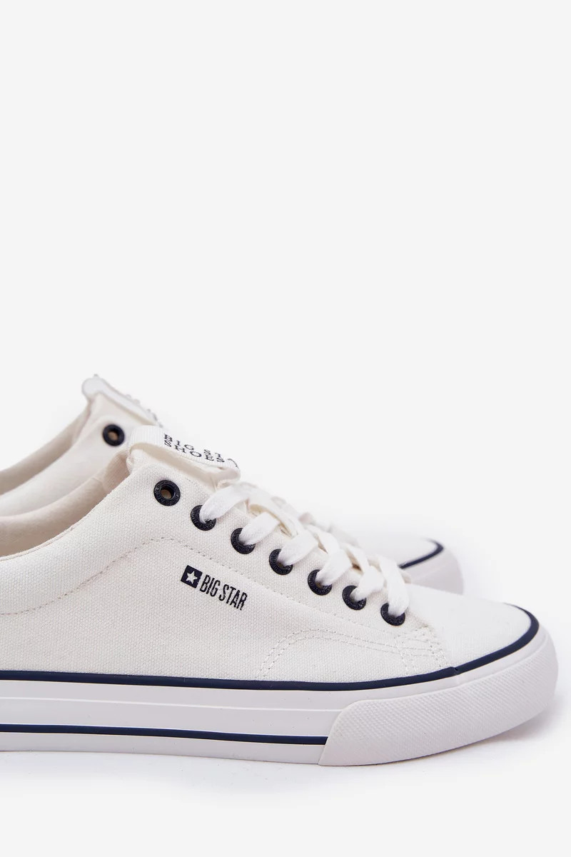 Pánske nízke tenisky Big Star - biele 43