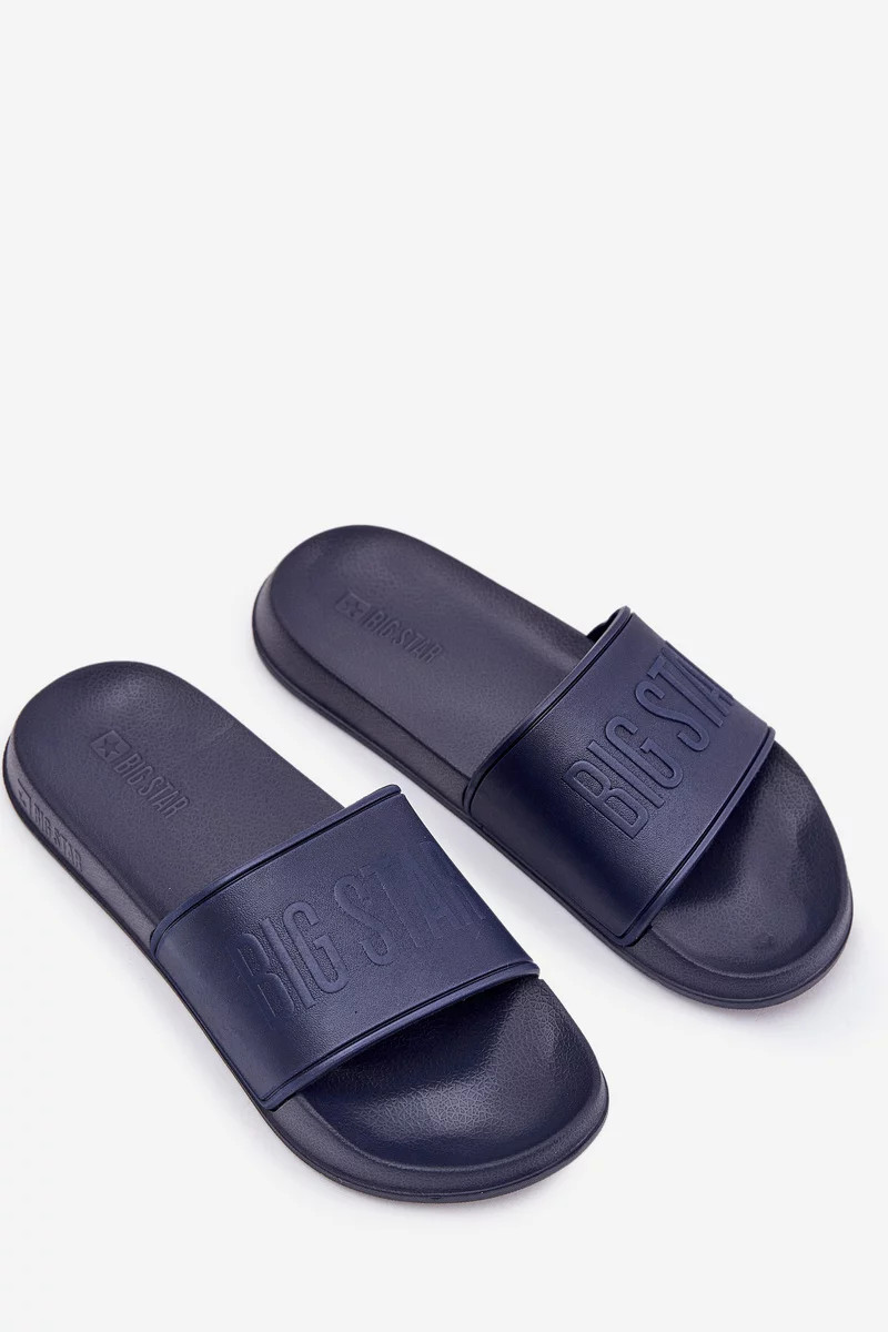 Pánske ľahké penové papuče Big Star - tmavomodré 42