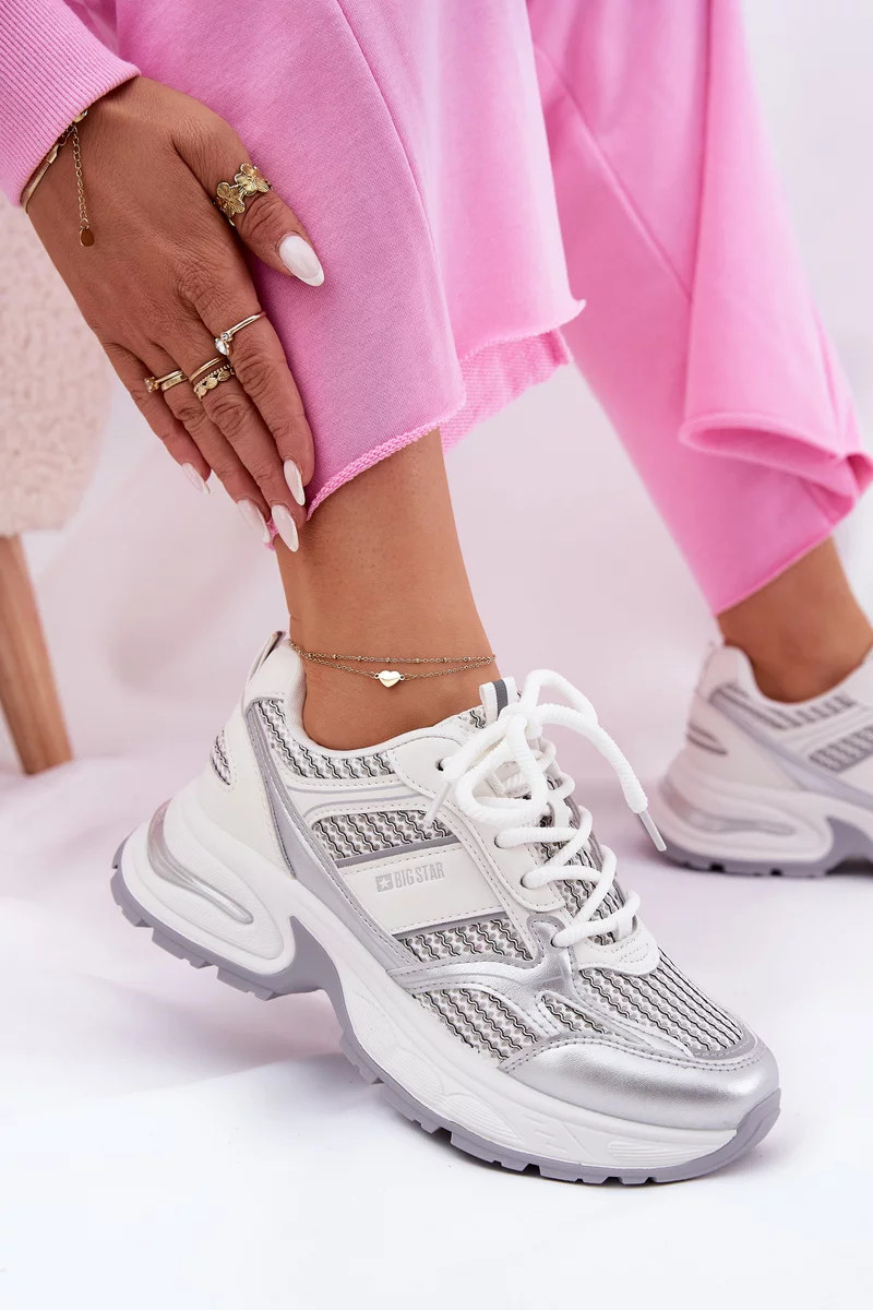 Dámske tenisky Big Star - biele 41