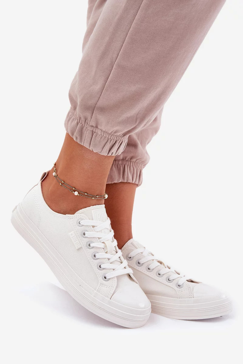 Dámske plátenné tenisky Big Star - biele 39