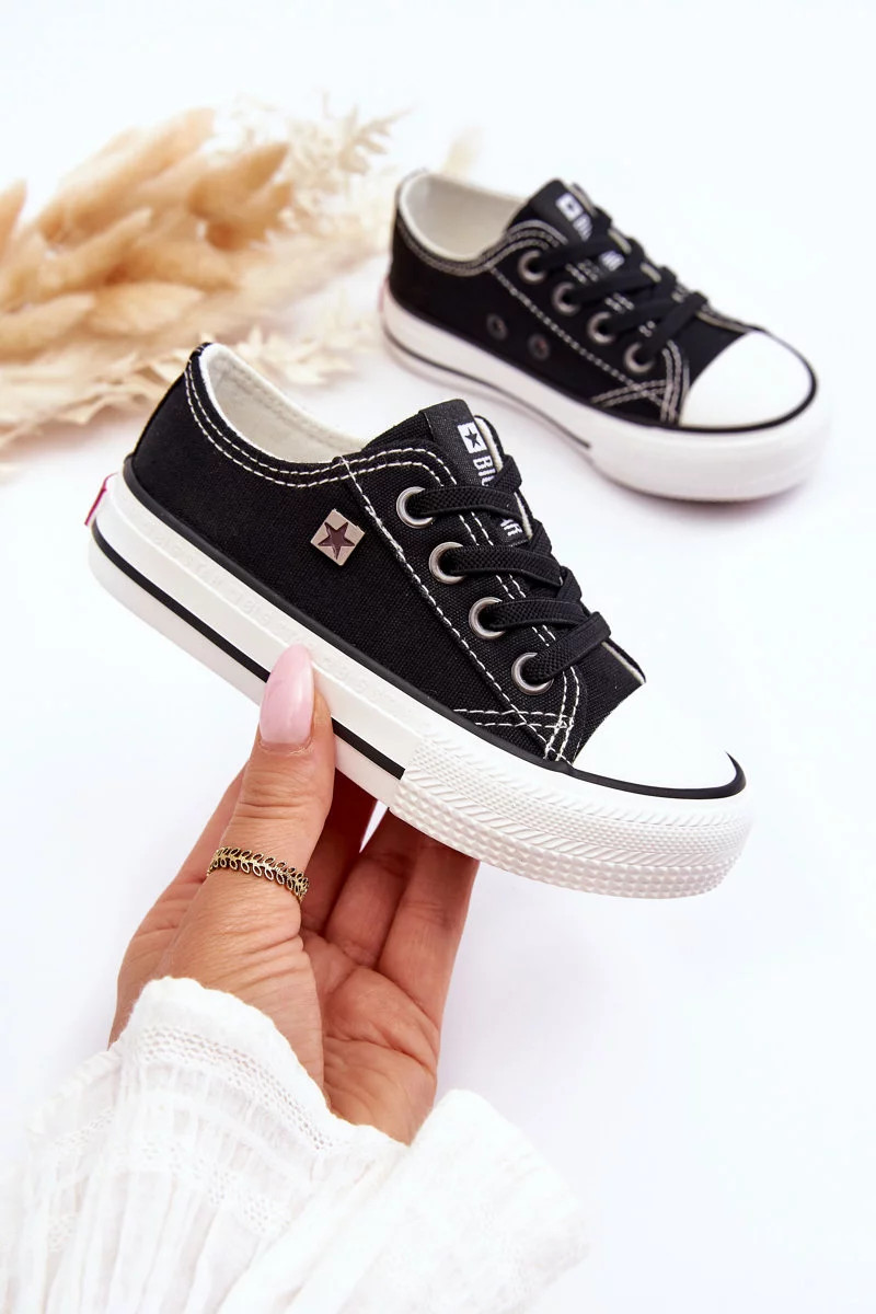 Detské klasické tenisky Big Star Black 21