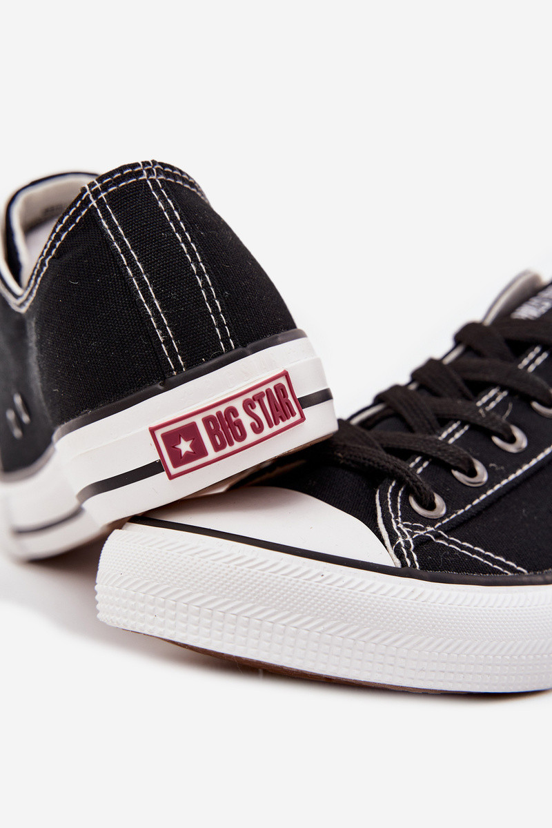 Pánske nízke tenisky Big Star - čierne 42
