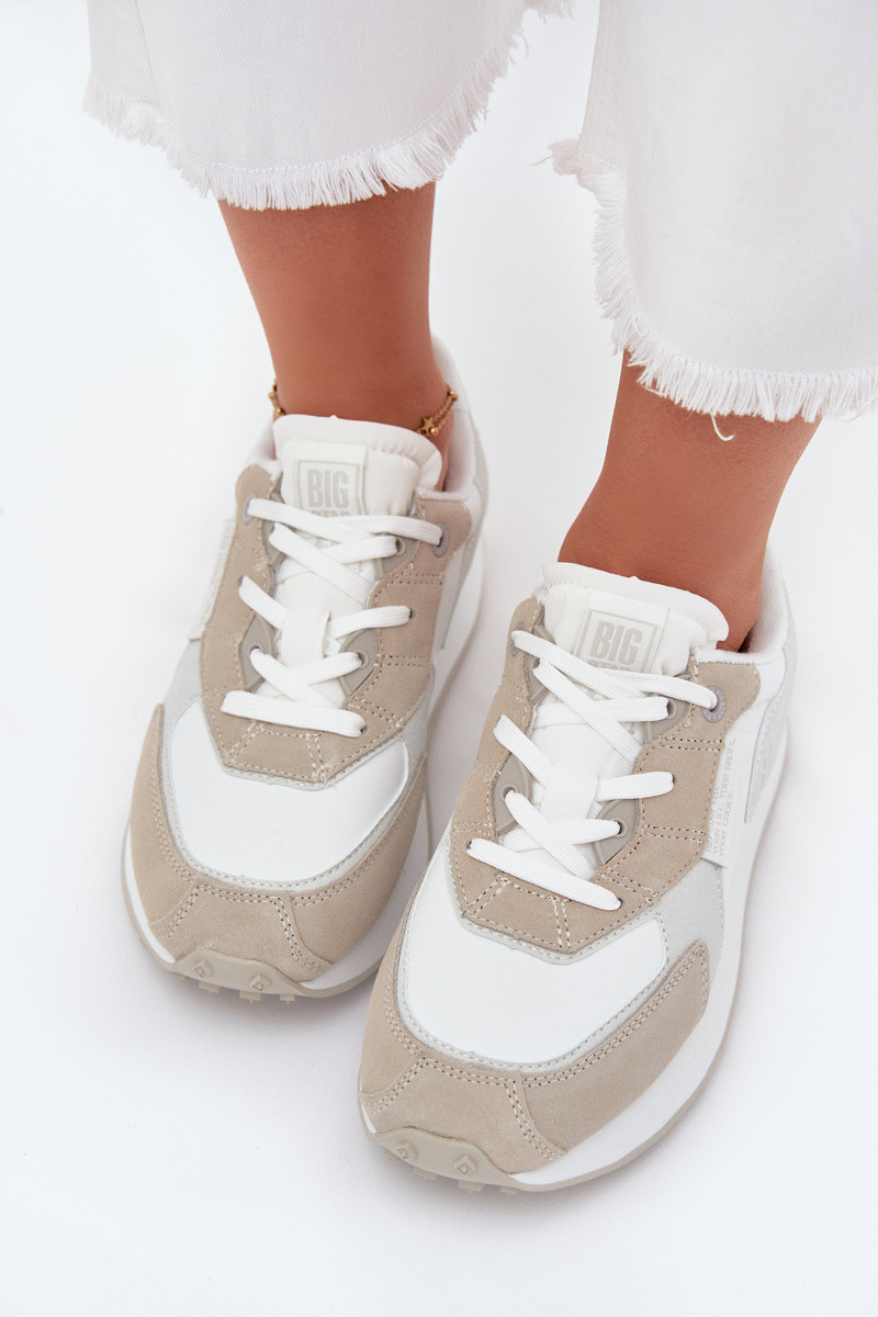 Dámske kožené tenisky Big Star HI-POLY SYSTEM - biele 38