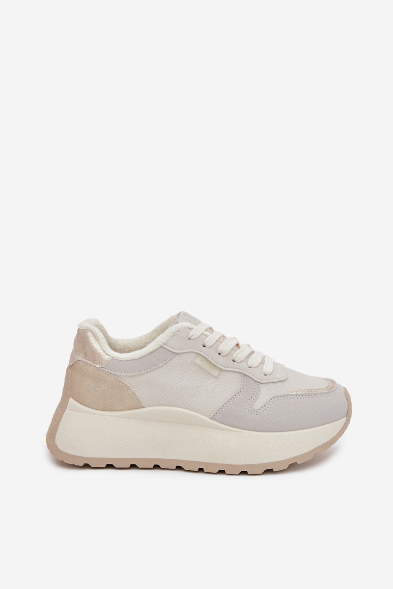 Dámské kožené tenisky Big Star HI-POLY SYSTEM – bílé Velikost: 38