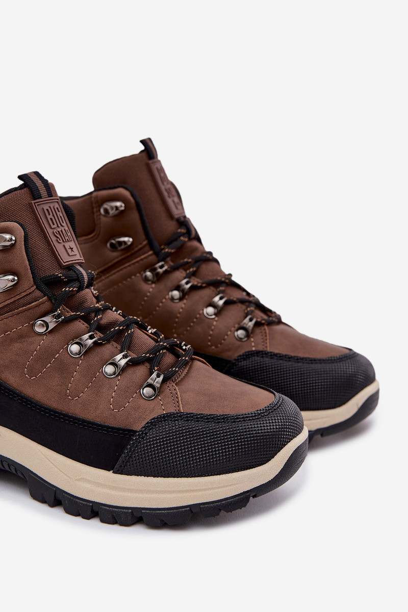 Pánské trekové boty Big Star – hnědé Velikost: 44